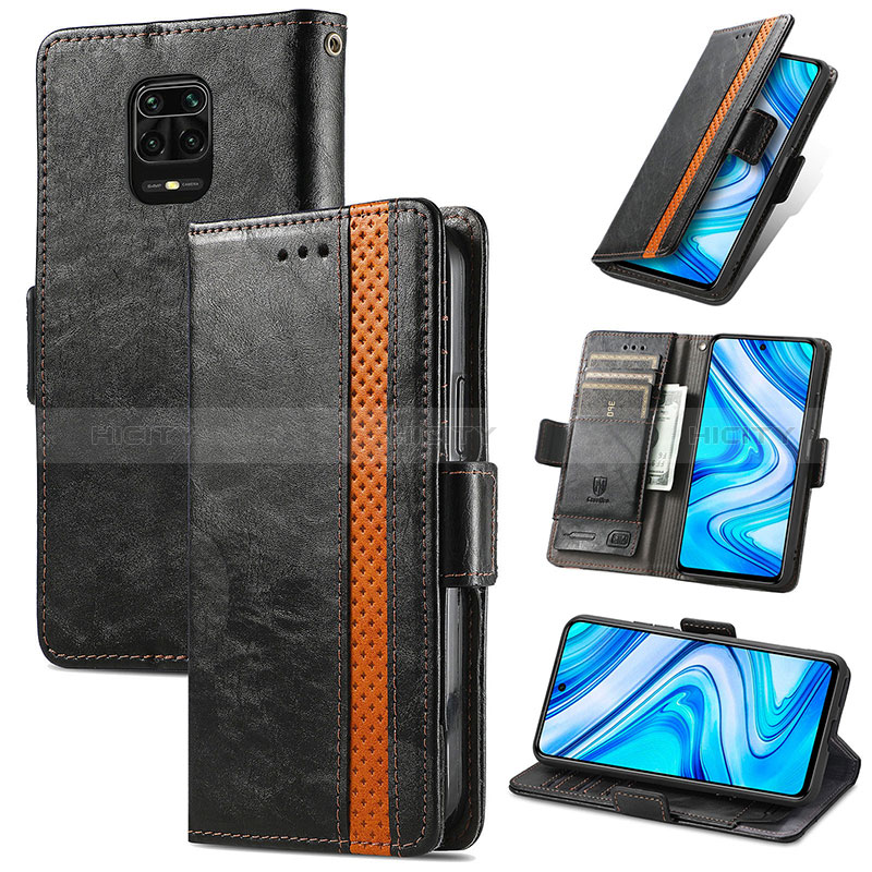 Handytasche Stand Schutzhülle Flip Leder Hülle S02D für Xiaomi Poco M2 Pro groß