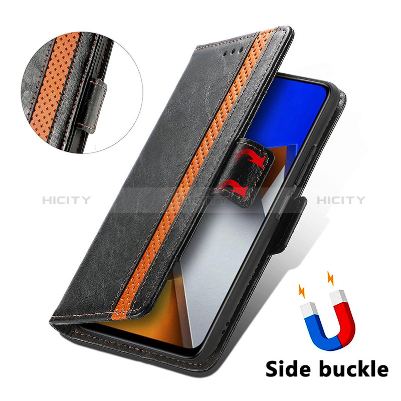 Handytasche Stand Schutzhülle Flip Leder Hülle S02D für Xiaomi Poco M4 Pro 4G