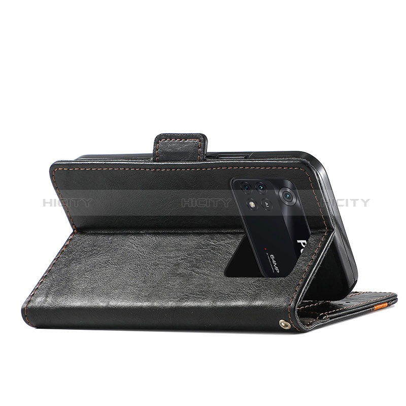 Handytasche Stand Schutzhülle Flip Leder Hülle S02D für Xiaomi Poco M4 Pro 4G