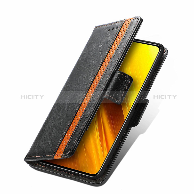 Handytasche Stand Schutzhülle Flip Leder Hülle S02D für Xiaomi Poco X3 Pro groß