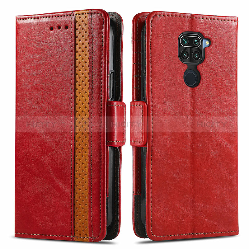 Handytasche Stand Schutzhülle Flip Leder Hülle S02D für Xiaomi Redmi 10X 4G Rot