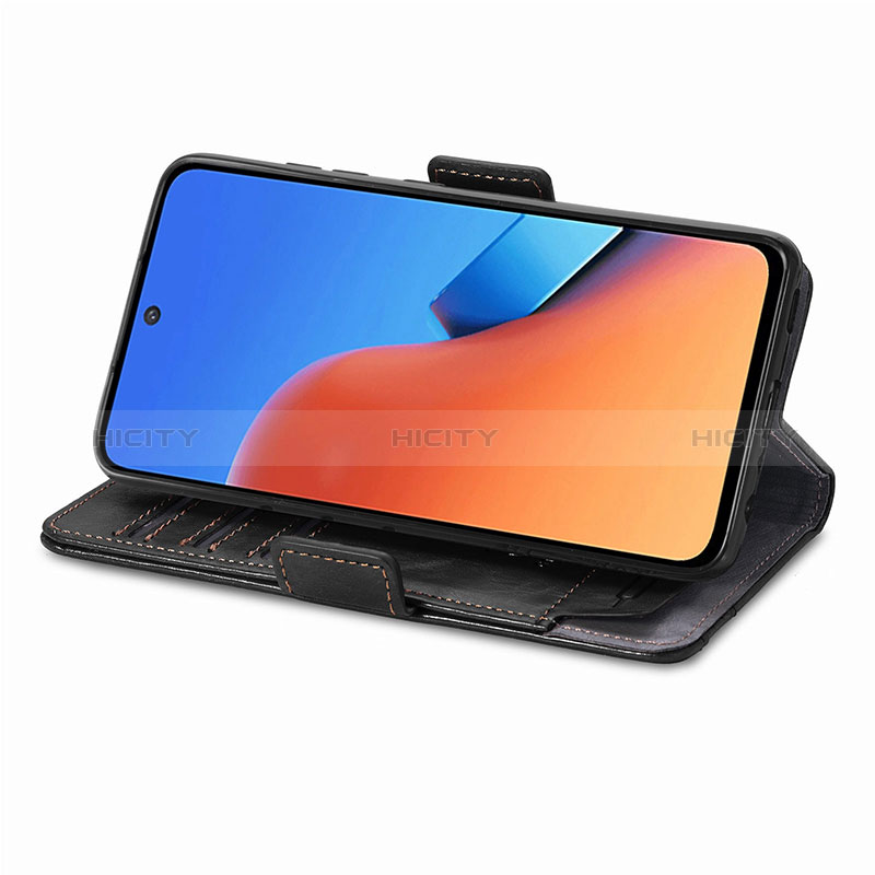 Handytasche Stand Schutzhülle Flip Leder Hülle S02D für Xiaomi Redmi 12 4G groß