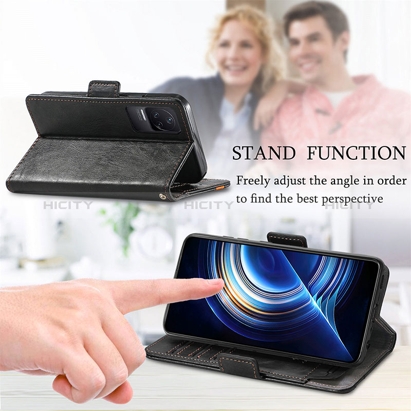 Handytasche Stand Schutzhülle Flip Leder Hülle S02D für Xiaomi Redmi K50 Pro 5G