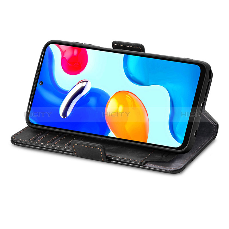 Handytasche Stand Schutzhülle Flip Leder Hülle S02D für Xiaomi Redmi Note 11 4G (2022)