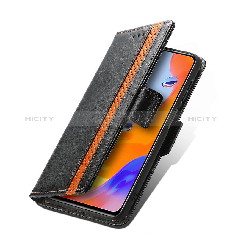 Handytasche Stand Schutzhülle Flip Leder Hülle S02D für Xiaomi Redmi Note 11 Pro 4G groß