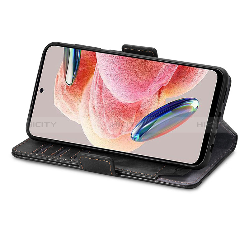 Handytasche Stand Schutzhülle Flip Leder Hülle S02D für Xiaomi Redmi Note 12 4G