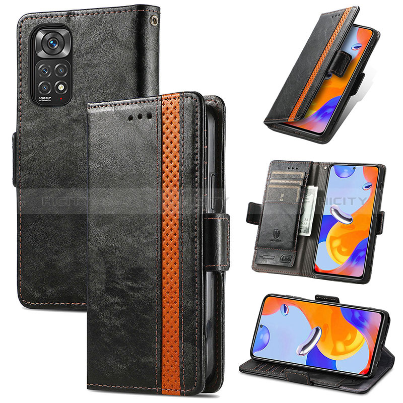 Handytasche Stand Schutzhülle Flip Leder Hülle S02D für Xiaomi Redmi Note 12 Pro 4G