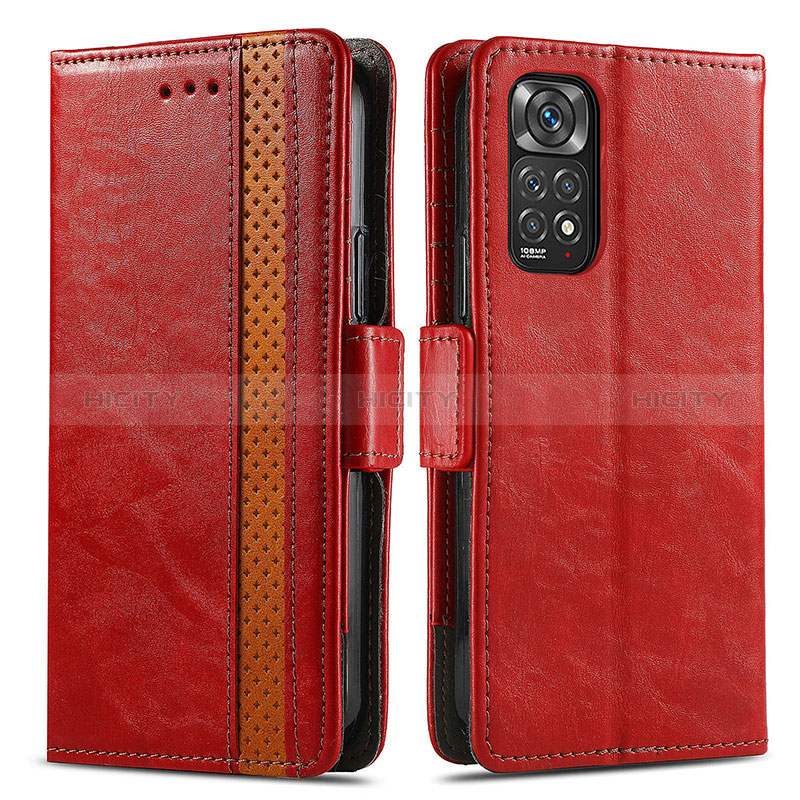 Handytasche Stand Schutzhülle Flip Leder Hülle S02D für Xiaomi Redmi Note 12 Pro 4G Rot