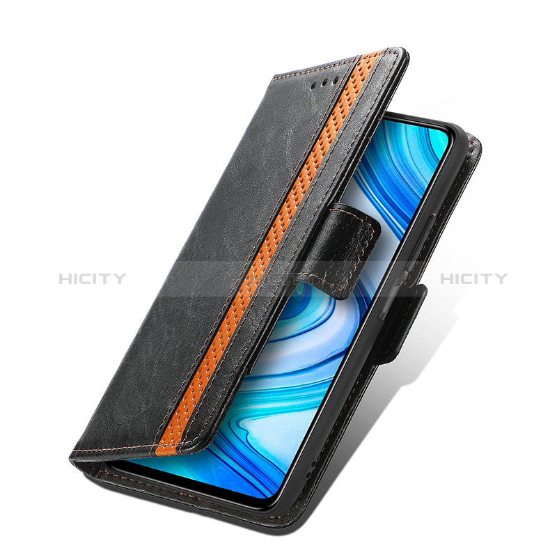 Handytasche Stand Schutzhülle Flip Leder Hülle S02D für Xiaomi Redmi Note 9 Pro Max groß