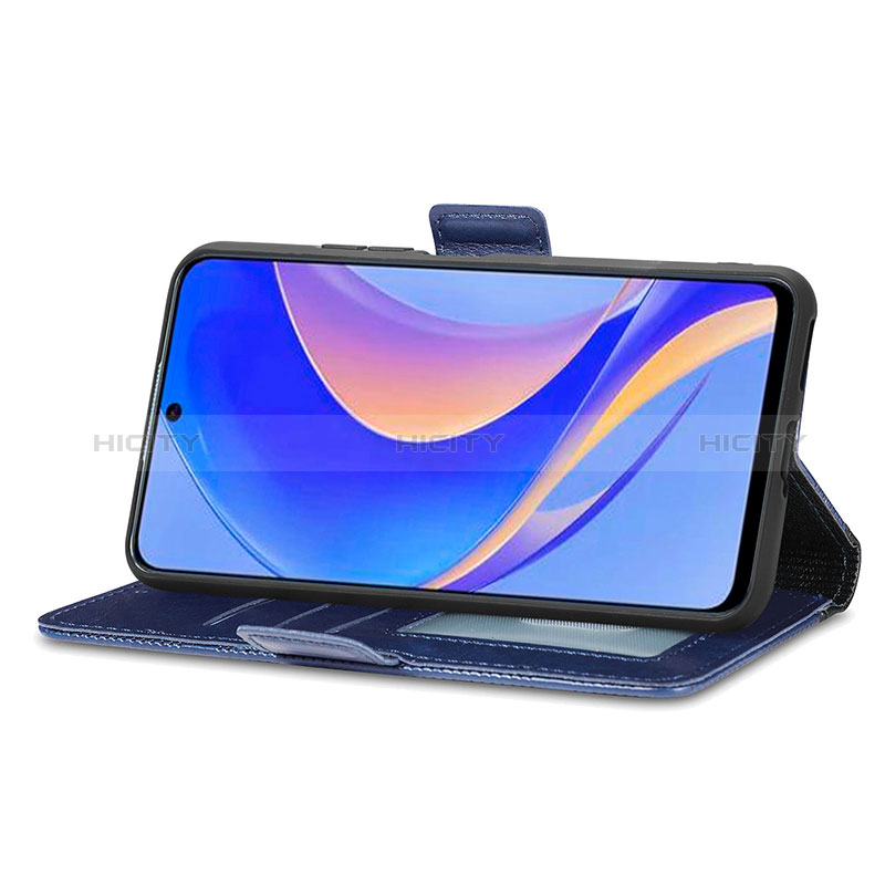 Handytasche Stand Schutzhülle Flip Leder Hülle S03D für Huawei Enjoy 50 Pro groß