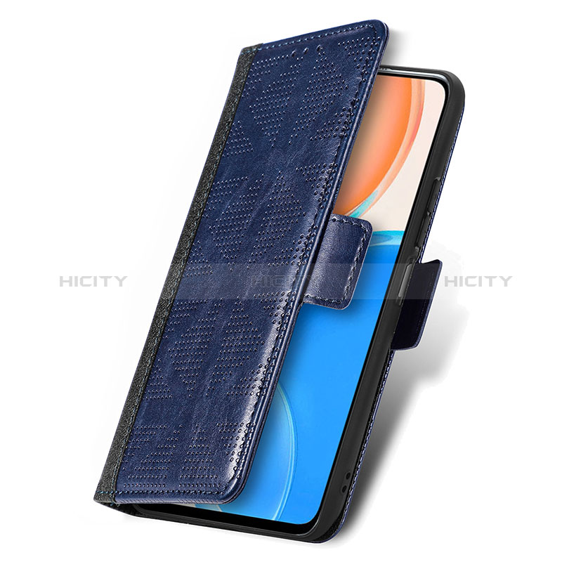 Handytasche Stand Schutzhülle Flip Leder Hülle S03D für Huawei Honor X8 4G