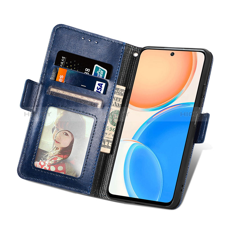 Handytasche Stand Schutzhülle Flip Leder Hülle S03D für Huawei Honor X8 4G