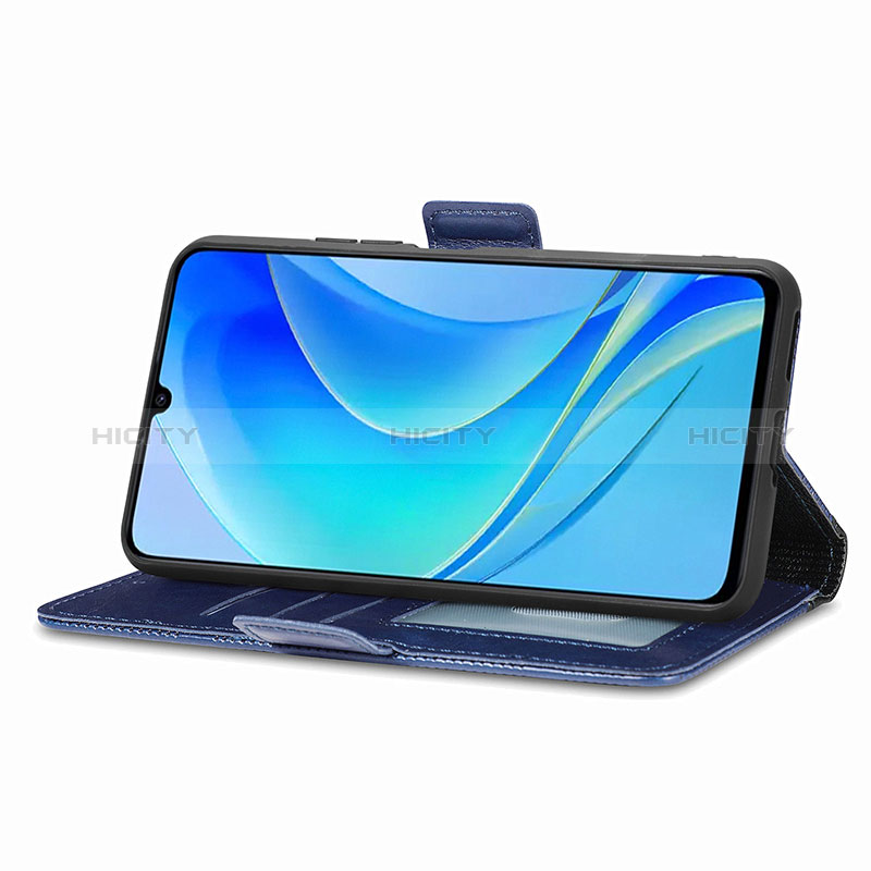 Handytasche Stand Schutzhülle Flip Leder Hülle S03D für Huawei Nova Y70 groß