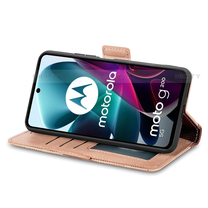 Handytasche Stand Schutzhülle Flip Leder Hülle S03D für Motorola Moto Edge S30 5G