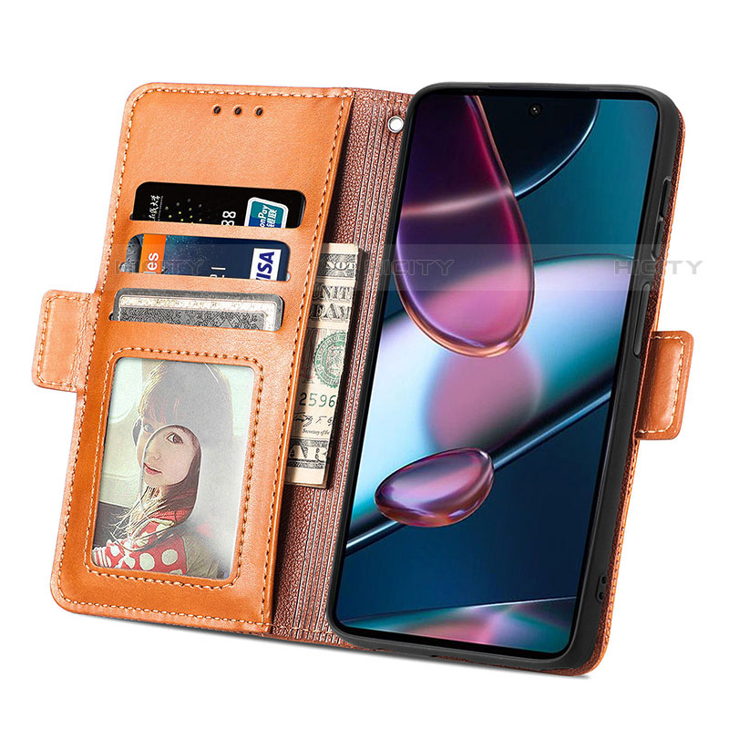 Handytasche Stand Schutzhülle Flip Leder Hülle S03D für Motorola Moto Edge X30 5G