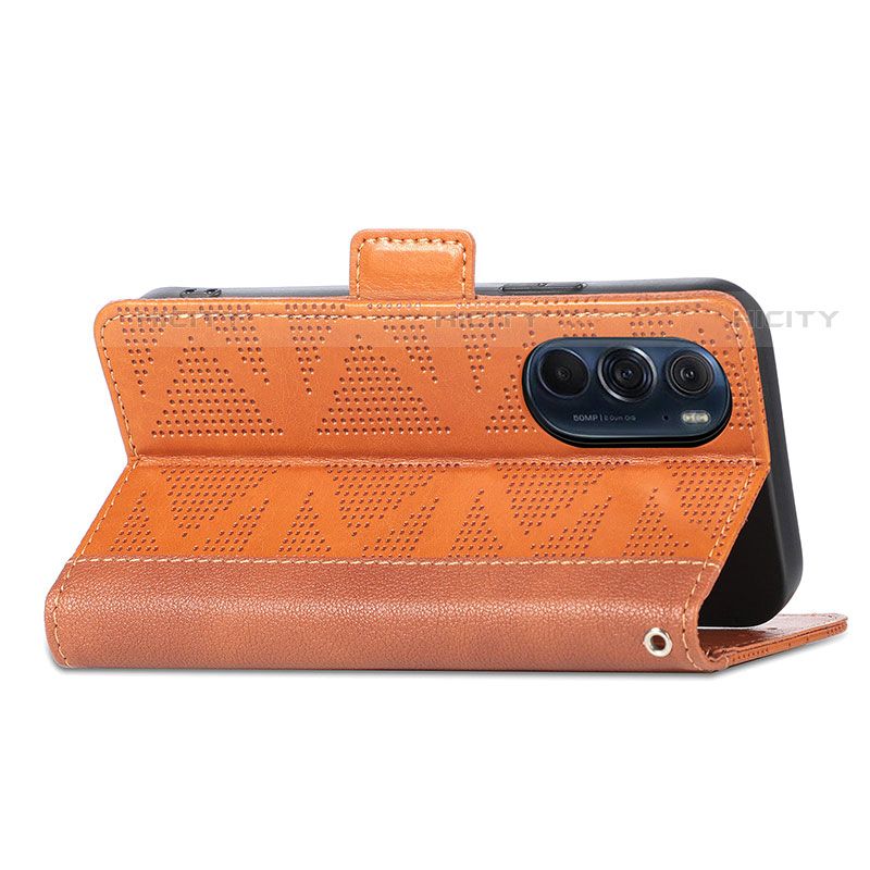 Handytasche Stand Schutzhülle Flip Leder Hülle S03D für Motorola Moto Edge X30 5G