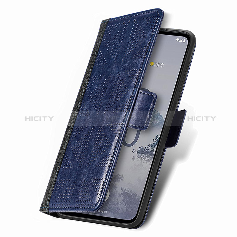 Handytasche Stand Schutzhülle Flip Leder Hülle S03D für Nokia X30 5G groß