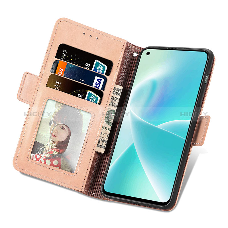 Handytasche Stand Schutzhülle Flip Leder Hülle S03D für OnePlus Nord 2T 5G