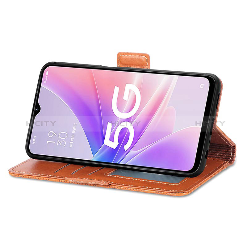 Handytasche Stand Schutzhülle Flip Leder Hülle S03D für Oppo A56S 5G