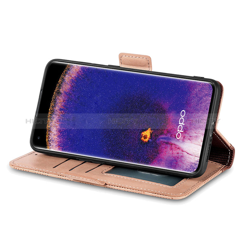 Handytasche Stand Schutzhülle Flip Leder Hülle S03D für Oppo Find X5 5G