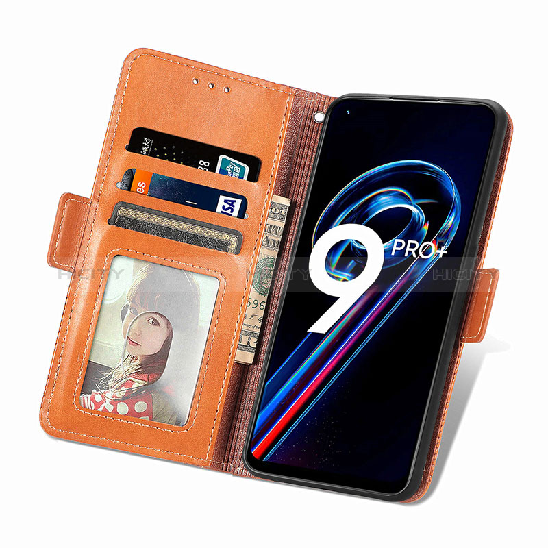 Handytasche Stand Schutzhülle Flip Leder Hülle S03D für Realme 9 4G groß