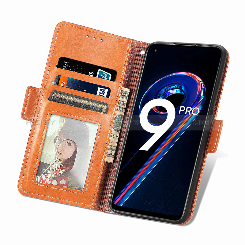 Handytasche Stand Schutzhülle Flip Leder Hülle S03D für Realme 9 5G