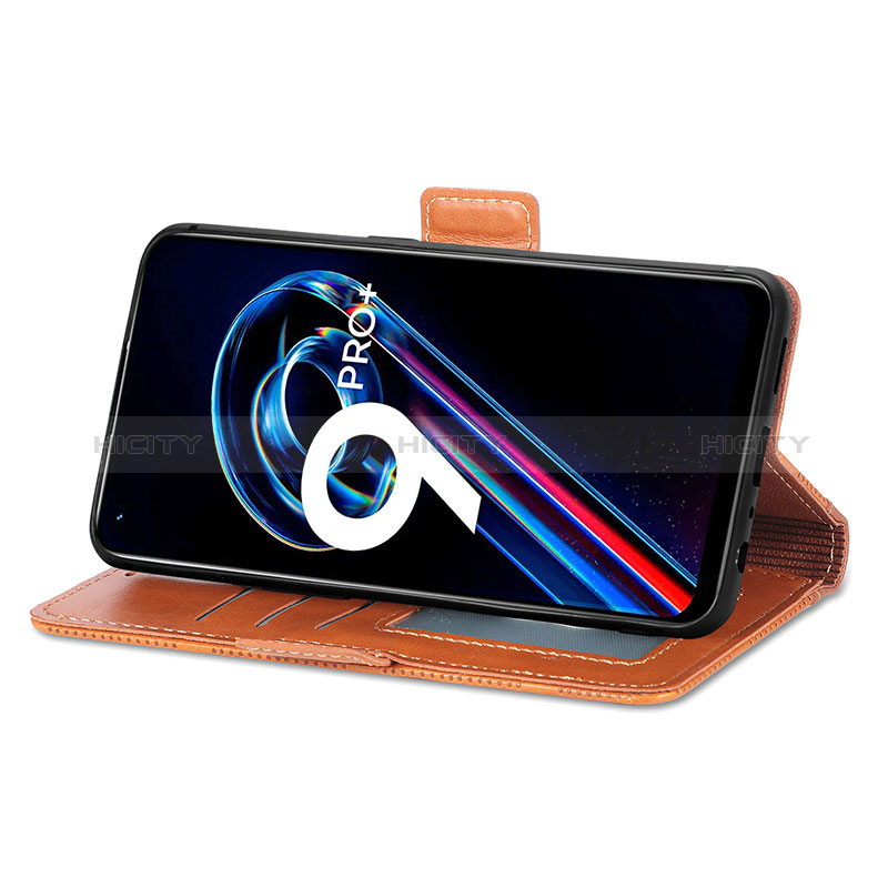 Handytasche Stand Schutzhülle Flip Leder Hülle S03D für Realme 9 Pro+ Plus 5G groß