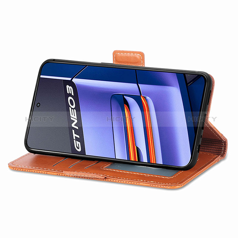 Handytasche Stand Schutzhülle Flip Leder Hülle S03D für Realme GT Neo3 5G