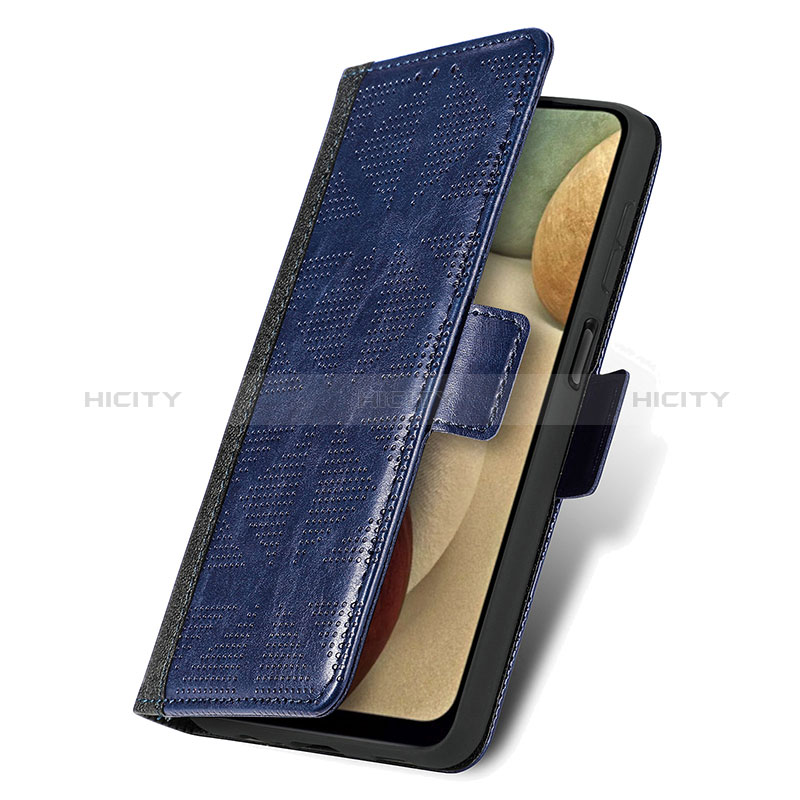 Handytasche Stand Schutzhülle Flip Leder Hülle S03D für Samsung Galaxy A12