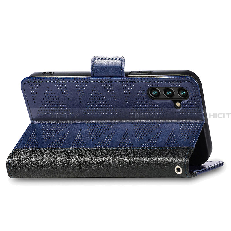 Handytasche Stand Schutzhülle Flip Leder Hülle S03D für Samsung Galaxy A13 5G groß