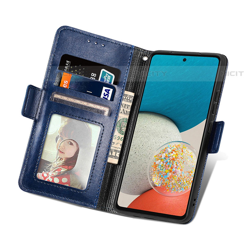 Handytasche Stand Schutzhülle Flip Leder Hülle S03D für Samsung Galaxy A53 5G