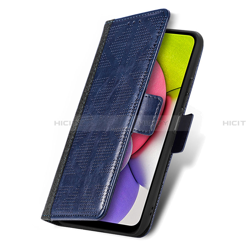 Handytasche Stand Schutzhülle Flip Leder Hülle S03D für Samsung Galaxy F02S SM-E025F groß