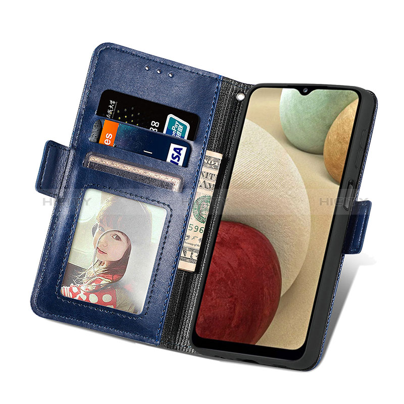 Handytasche Stand Schutzhülle Flip Leder Hülle S03D für Samsung Galaxy M12