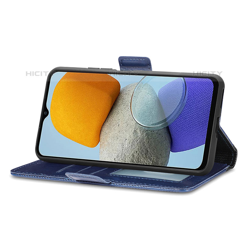 Handytasche Stand Schutzhülle Flip Leder Hülle S03D für Samsung Galaxy M23 5G groß