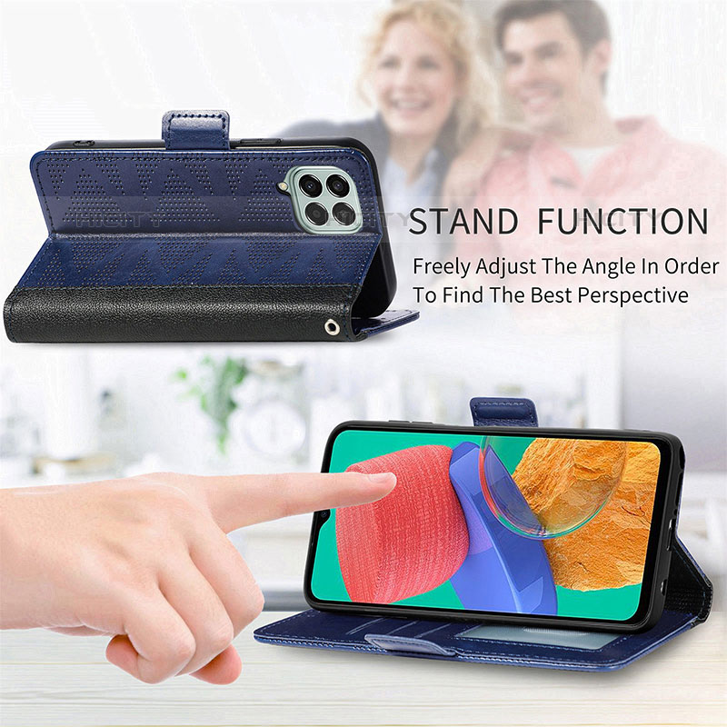 Handytasche Stand Schutzhülle Flip Leder Hülle S03D für Samsung Galaxy M33 5G