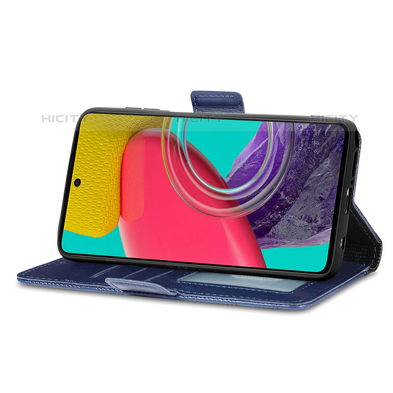 Handytasche Stand Schutzhülle Flip Leder Hülle S03D für Samsung Galaxy M53 5G