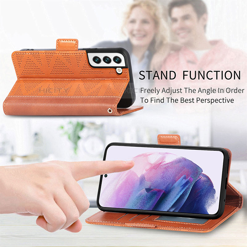 Handytasche Stand Schutzhülle Flip Leder Hülle S03D für Samsung Galaxy S21 FE 5G