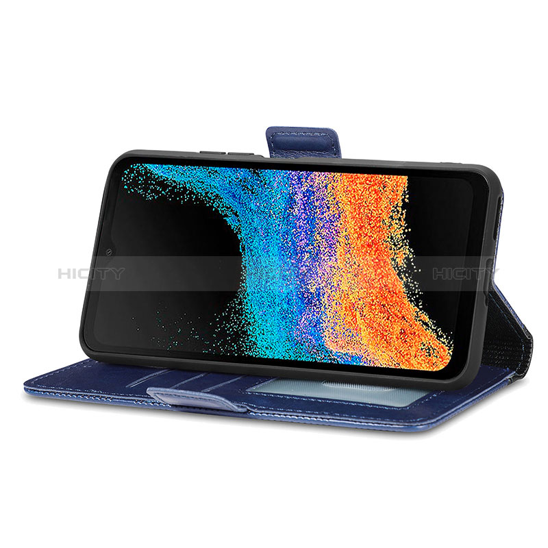 Handytasche Stand Schutzhülle Flip Leder Hülle S03D für Samsung Galaxy XCover 6 Pro 5G