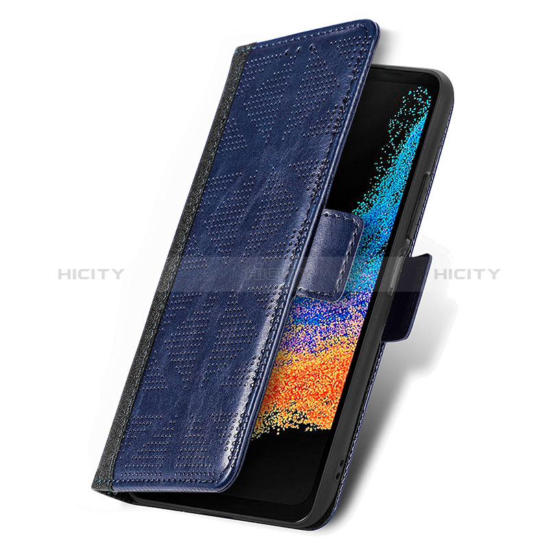 Handytasche Stand Schutzhülle Flip Leder Hülle S03D für Samsung Galaxy XCover 6 Pro 5G