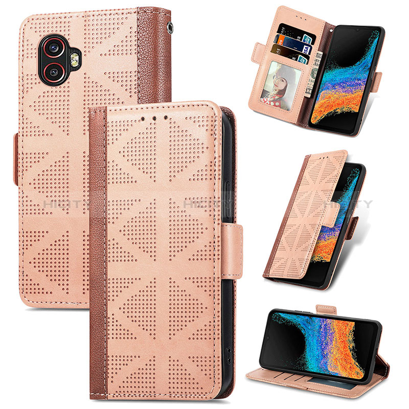 Handytasche Stand Schutzhülle Flip Leder Hülle S03D für Samsung Galaxy XCover 6 Pro 5G