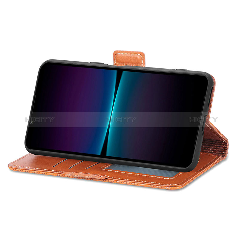 Handytasche Stand Schutzhülle Flip Leder Hülle S03D für Sony Xperia 1 IV