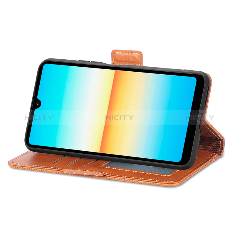 Handytasche Stand Schutzhülle Flip Leder Hülle S03D für Sony Xperia Ace III