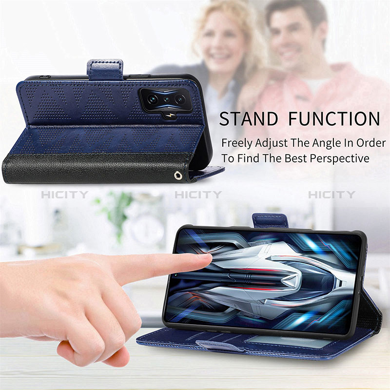 Handytasche Stand Schutzhülle Flip Leder Hülle S03D für Xiaomi Poco F4 GT 5G groß