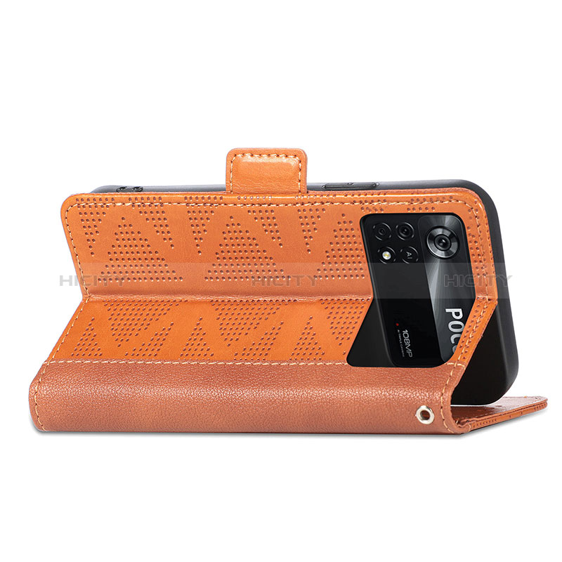 Handytasche Stand Schutzhülle Flip Leder Hülle S03D für Xiaomi Poco X4 Pro 5G