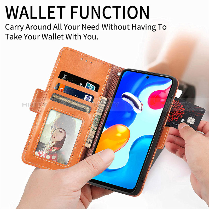 Handytasche Stand Schutzhülle Flip Leder Hülle S03D für Xiaomi Redmi Note 11 4G (2022)