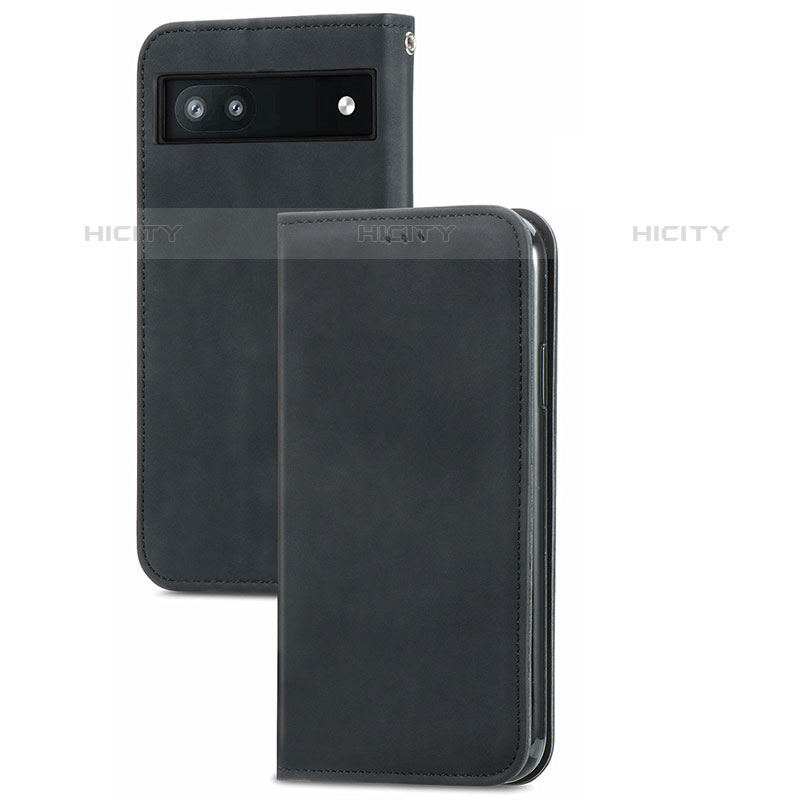 Handytasche Stand Schutzhülle Flip Leder Hülle S04D für Google Pixel 6a 5G