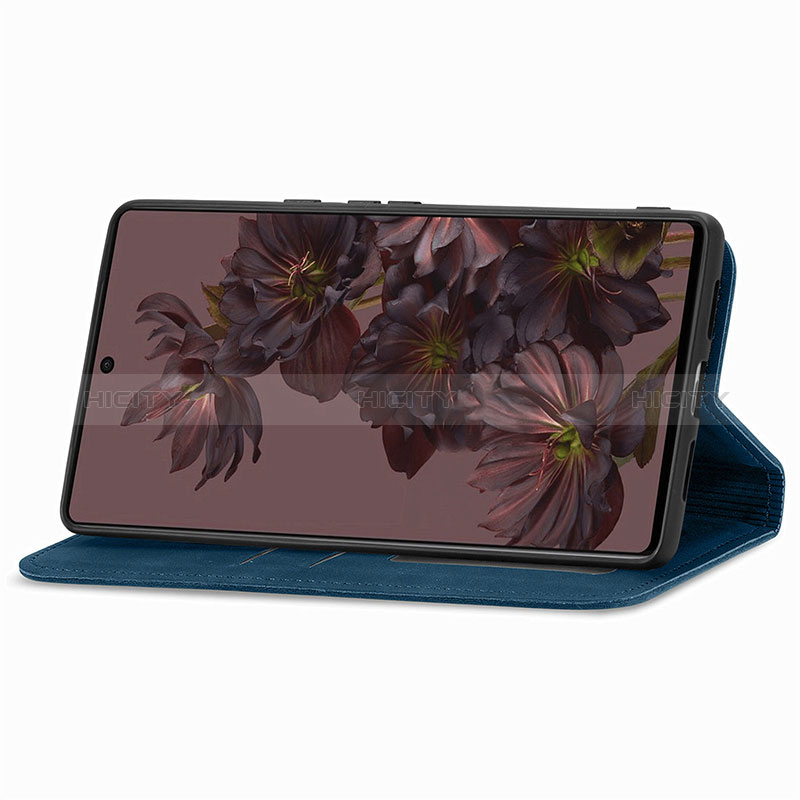 Handytasche Stand Schutzhülle Flip Leder Hülle S04D für Google Pixel 7 5G groß