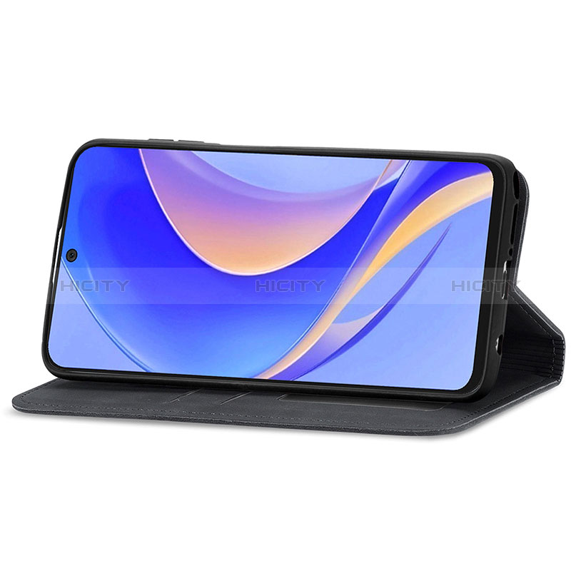 Handytasche Stand Schutzhülle Flip Leder Hülle S04D für Huawei Enjoy 50 Pro