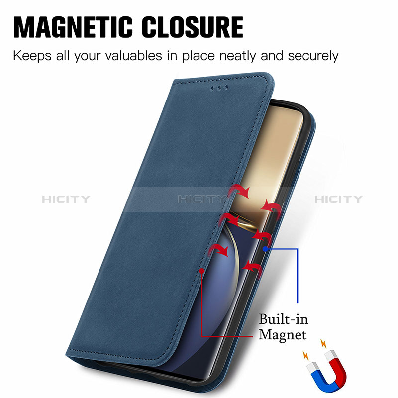 Handytasche Stand Schutzhülle Flip Leder Hülle S04D für Huawei Honor Magic3 Pro 5G