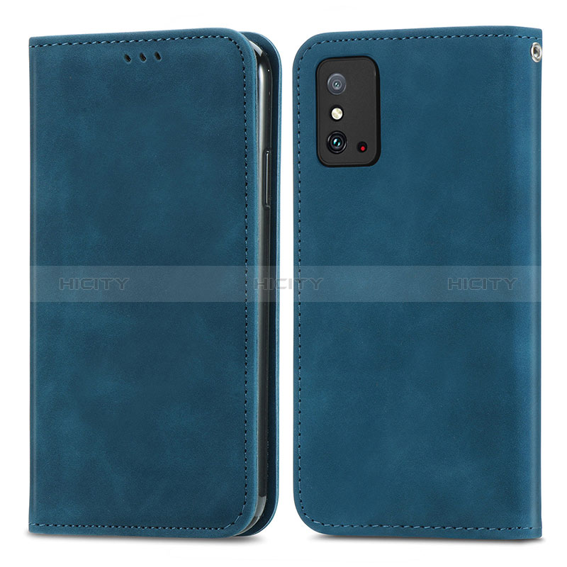 Handytasche Stand Schutzhülle Flip Leder Hülle S04D für Huawei Honor X10 Max 5G Blau